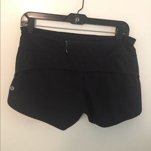 Lululemon Speed Short, Black, size 6